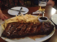 Bife Ancho ao Molho Chimichurri